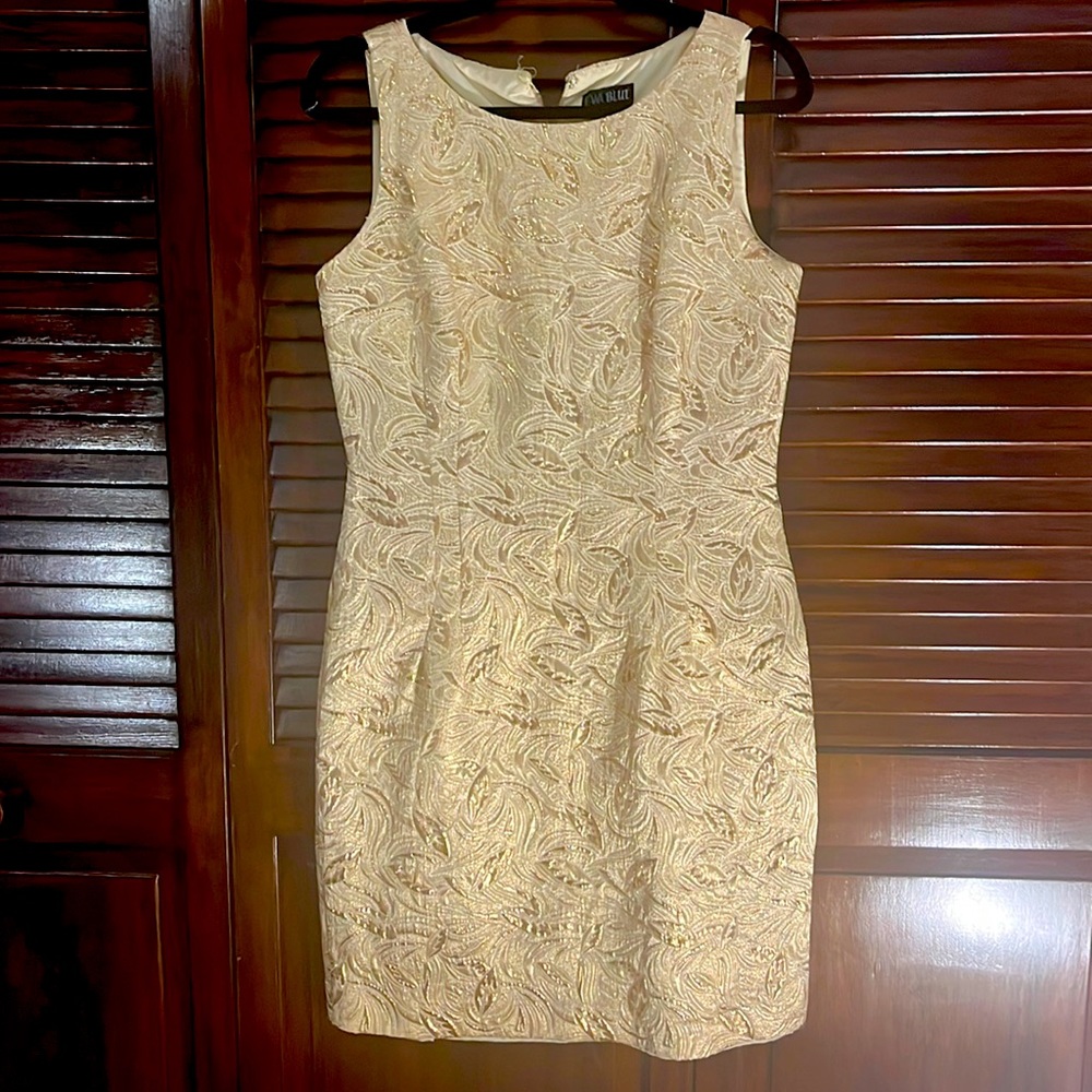 Eva Blue Gold dress 8P